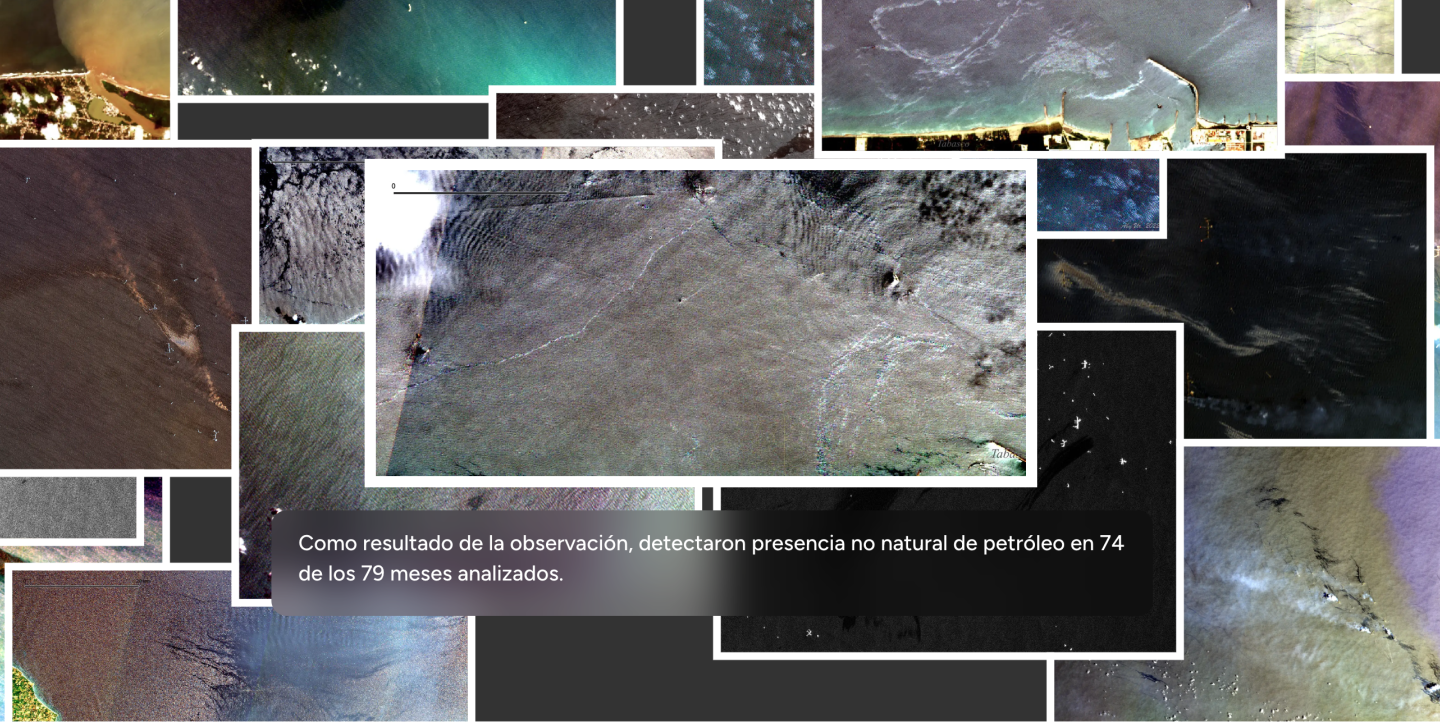 Imágenes satelitales y análisis de datos: detrás de la investigación “Derrames impunes”